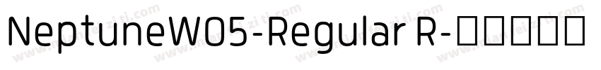 NeptuneW05-Regular R字体转换